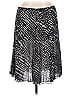 Covington Chevron-herringbone Silver Casual Skirt Size XL - photo 1