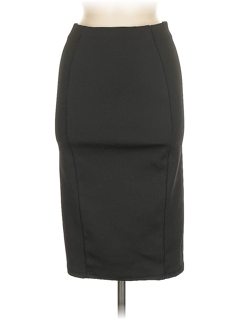 Pre-owned Zara W&b Collection Formal Skirt In Black
