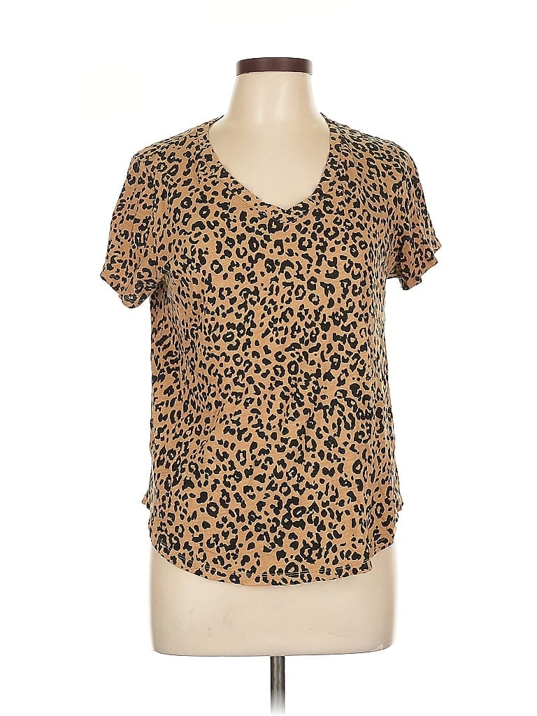 OLD NAVY Pre-owned Short Sleeve T-shirt In Brown