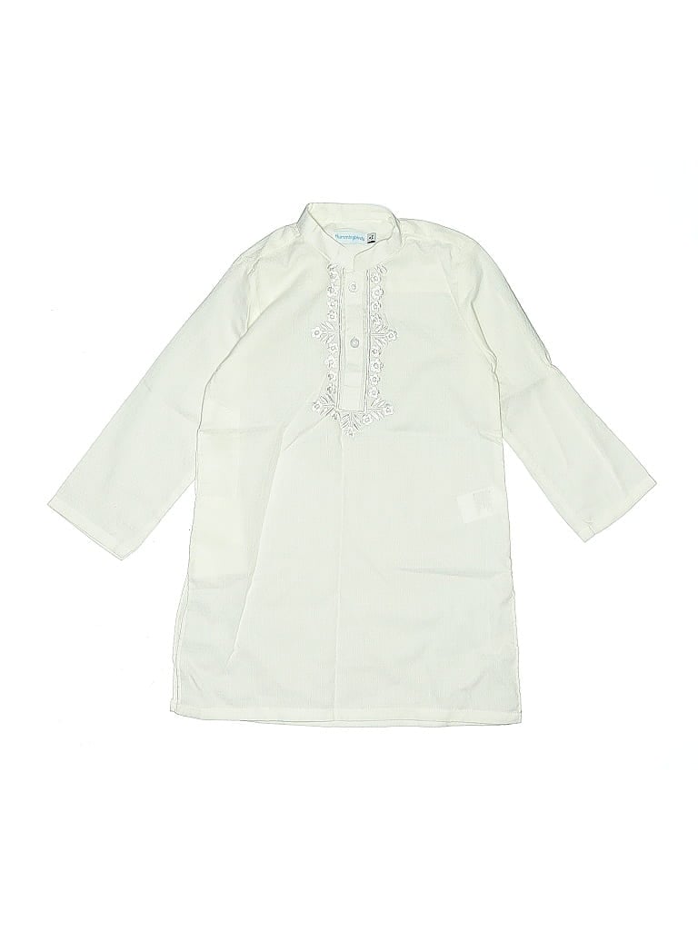 Pre-owned Assorted Brands Kids' Dress In White