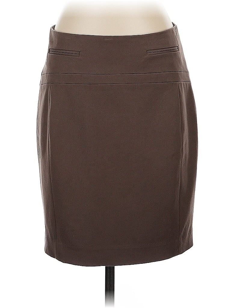 Pre-owned Express Outlet Formal Skirt In Brown