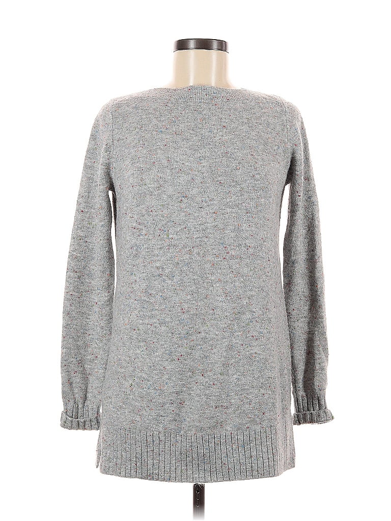 Pre-owned Ann Taylor Loft Pullover Sweater In Gray