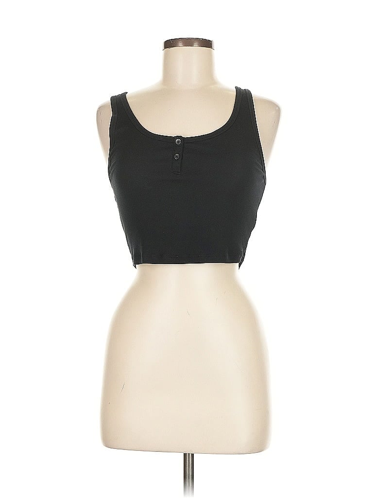Pre-owned Sunday Best Tank Top Black Strapless Neckline Tops