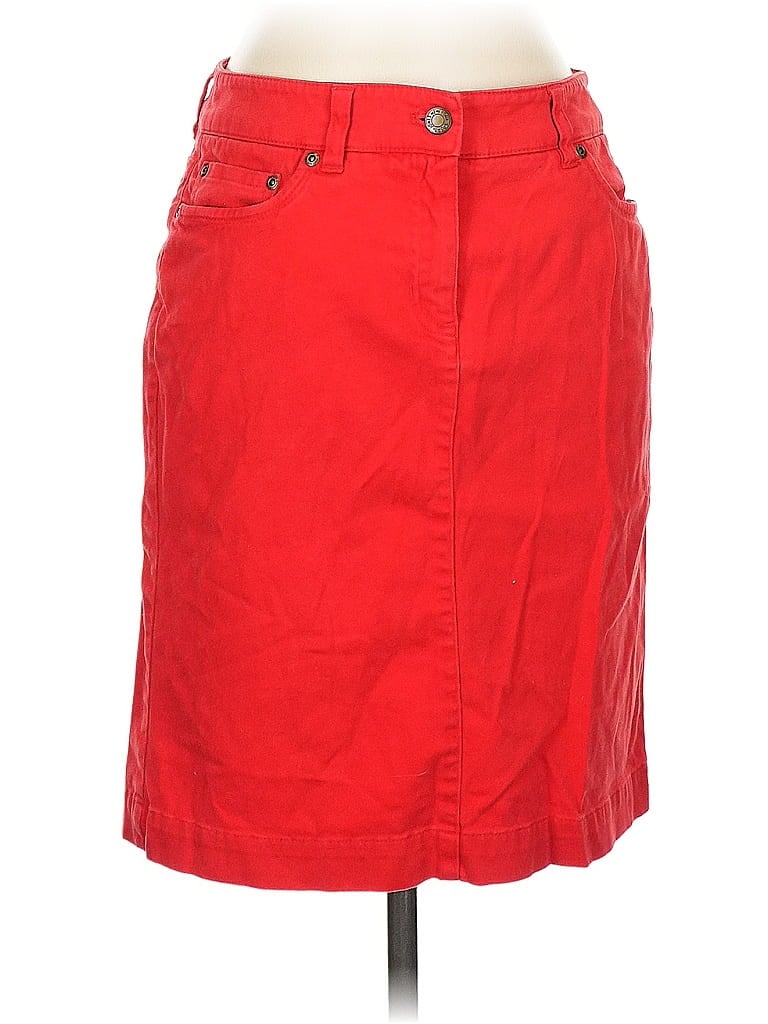 Pre-owned Jones New York Sport Casual Skirt In Red