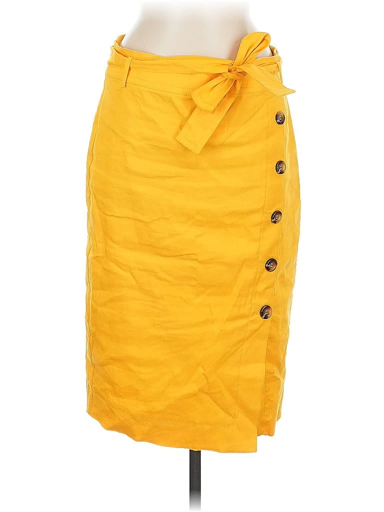 Click to view more detailed imagery on our partner's website Pre-owned Ann Taylor Casual Skirt In Yellow