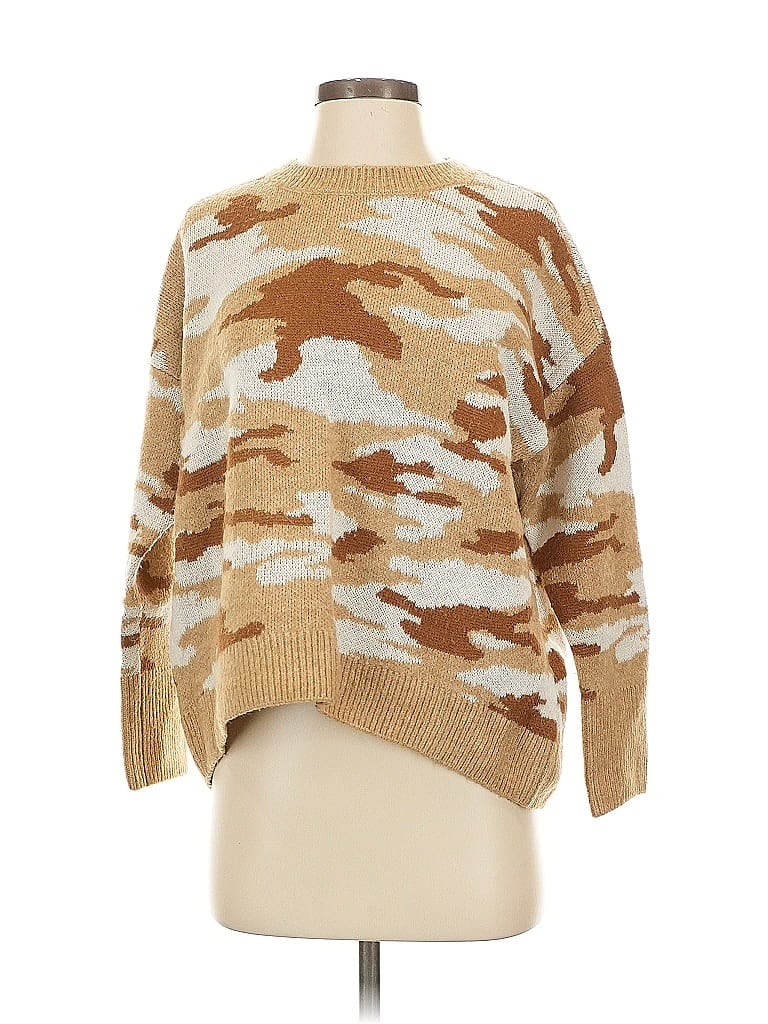 Pre-owned Vince Camuto Pullover Sweater In Brown