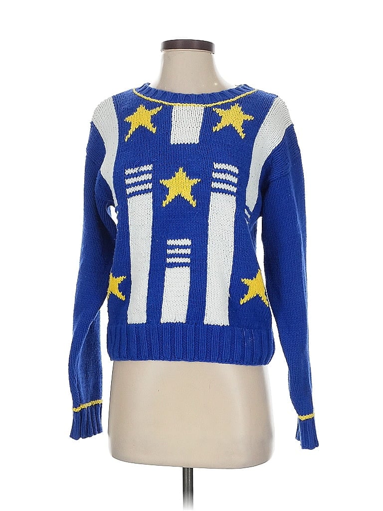 Pre-owned Lizsport Pullover Sweater In Blue