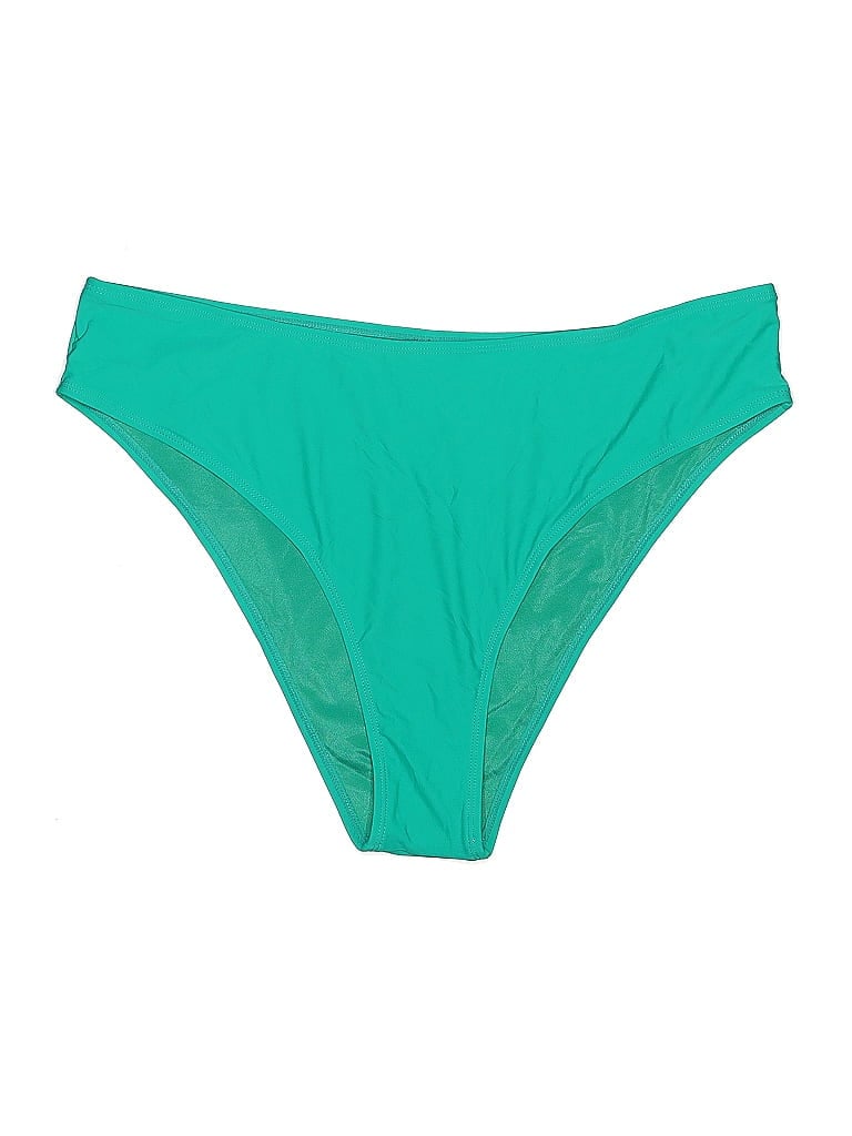 FASHION NOVA Pre-owned Swimsuit Bottoms In Green
