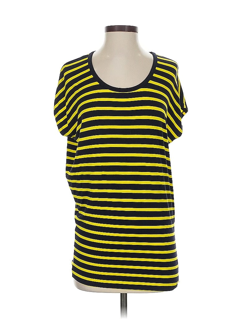 Pre-owned Michael Michael Kors Short Sleeve T-shirt In Yellow