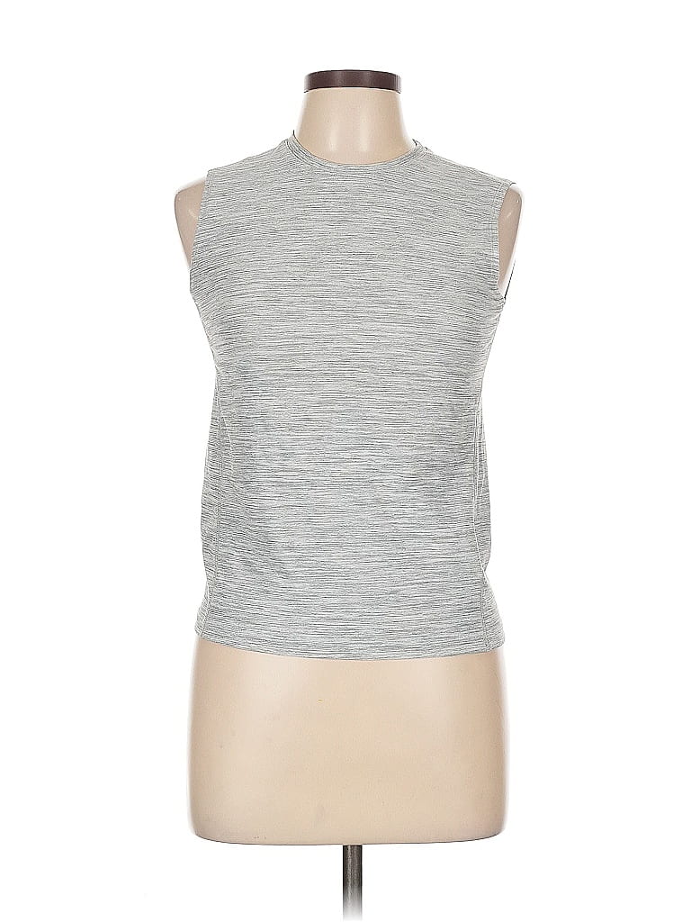 Pre-owned Active By Old Navy Sleeveless T-shirt In Gray