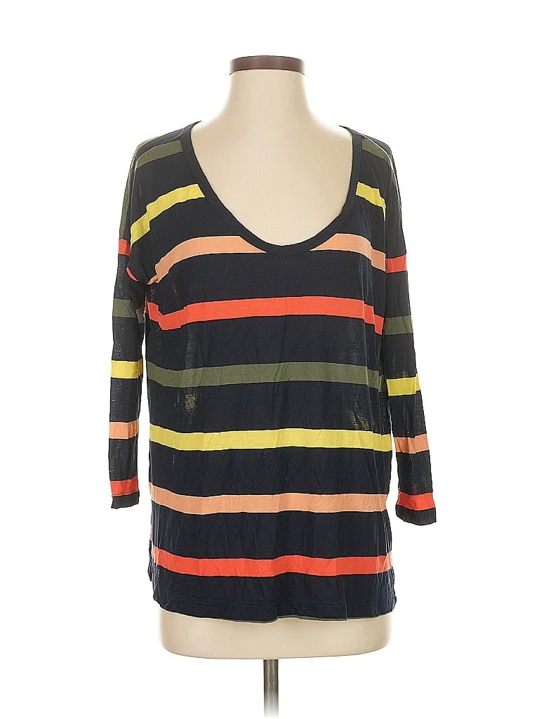 Pre-owned Soft Joie 3/4 Sleeve T-shirt In Black