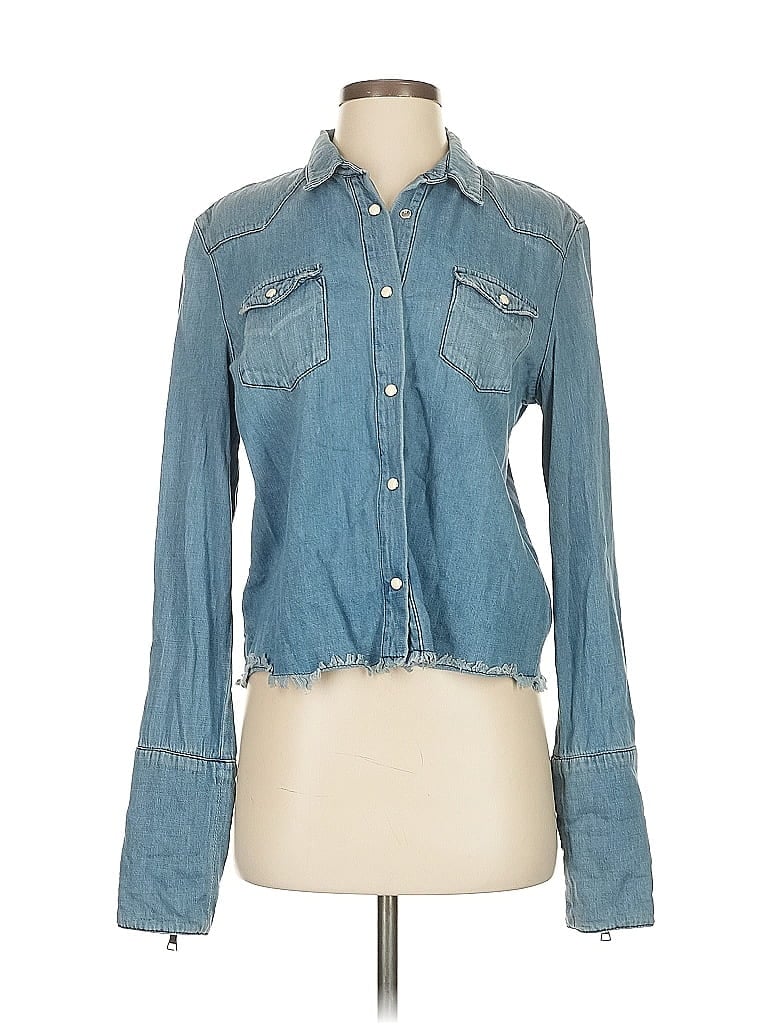 Pre-owned Rta Road To Awe Denim Jacket In Blue