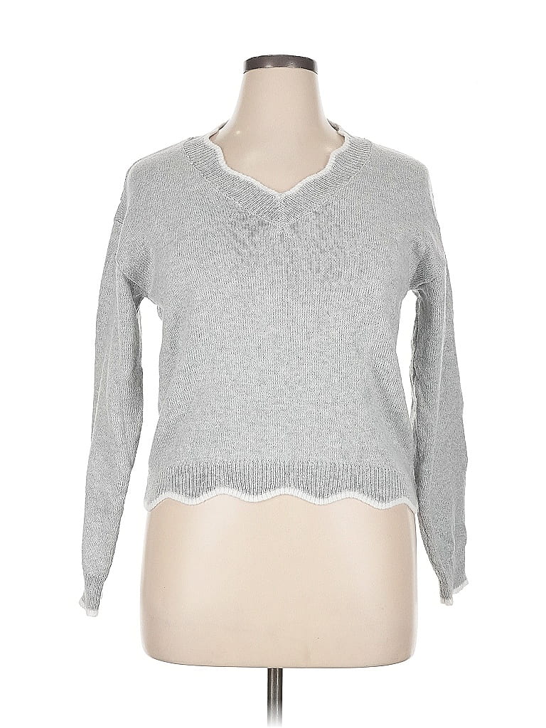 Pre-owned Unbranded Pullover Sweater In Silver