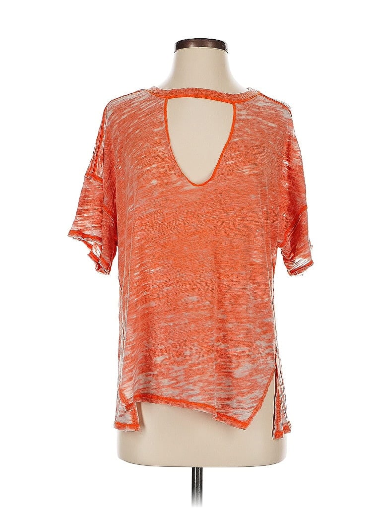 Pre-owned We The Free Short Sleeve T-shirt In Orange