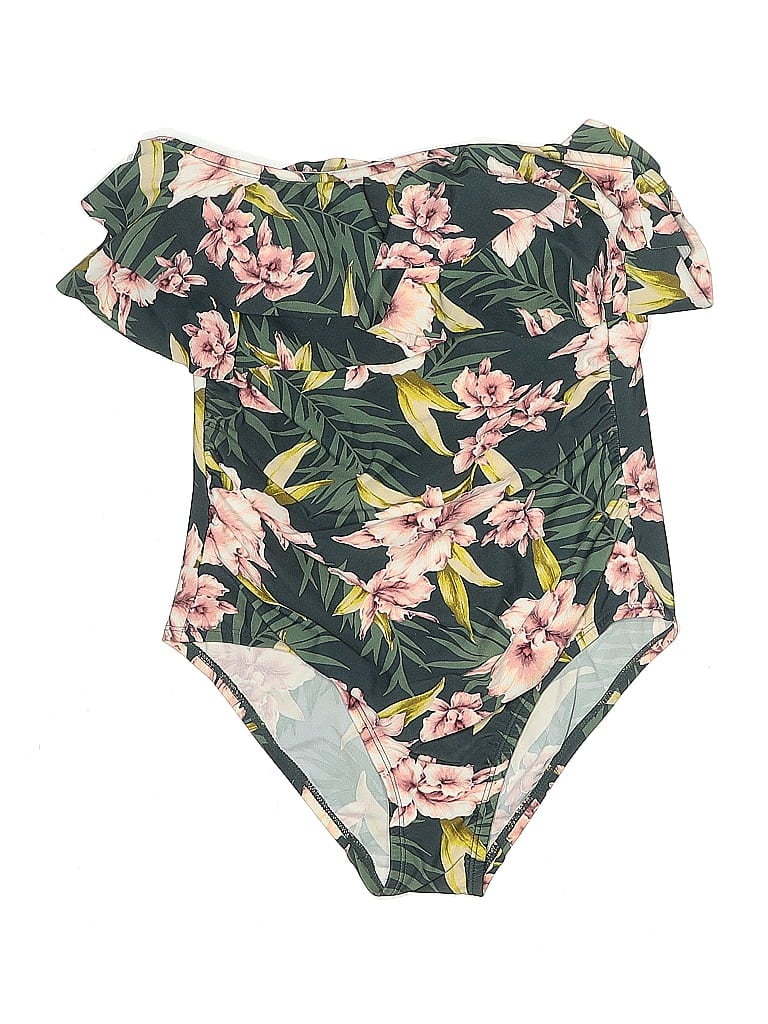 KONA SOL Pre-owned One Piece Swimsuit In Green