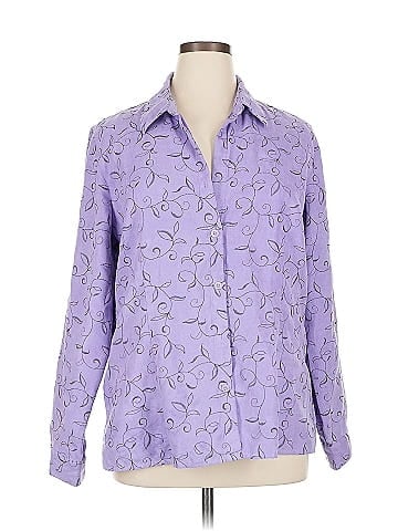 Sag Harbor Long Sleeve Blouse (view 1)