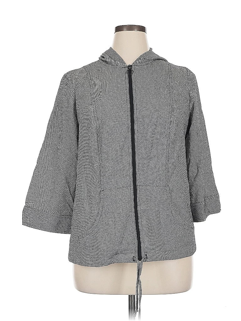 Pre-owned Cj Banks Zip Up Hoodie In Gray