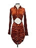LACAUSA Brown Cocktail Dress Size S - photo 1