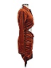 LACAUSA Brown Cocktail Dress Size S - photo 4