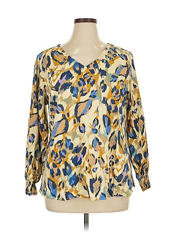 Belle By Kim Gravel 3/4 Sleeve Blouse (view 1)