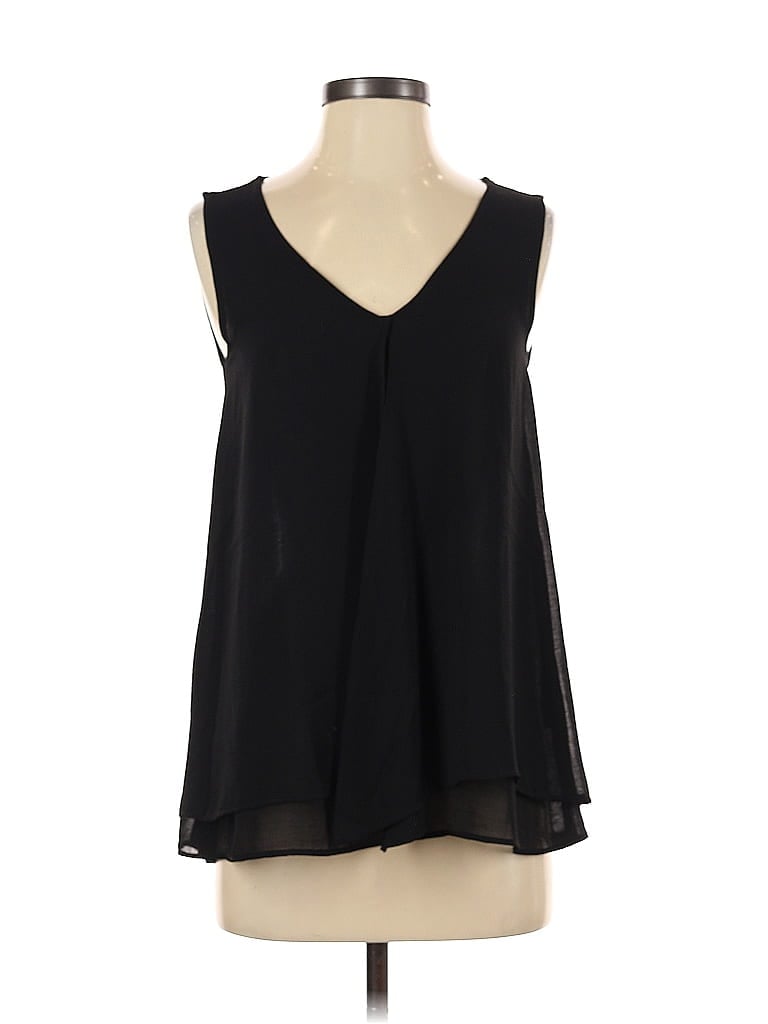 Pre-owned Assorted Brands Sleeveless T-shirt In Black