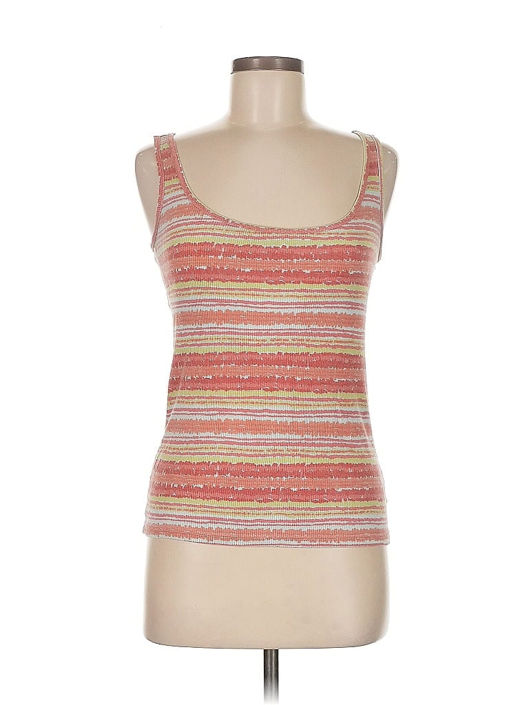Pre-owned Faded Glory Tank Top Red Square Neckline Tops