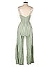 Sincerely Jules 100% Rayon Checkered-gingham Green Jumpsuit Size XS - photo 2