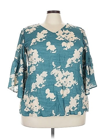 New Directions 3/4 Sleeve Blouse (view 1)