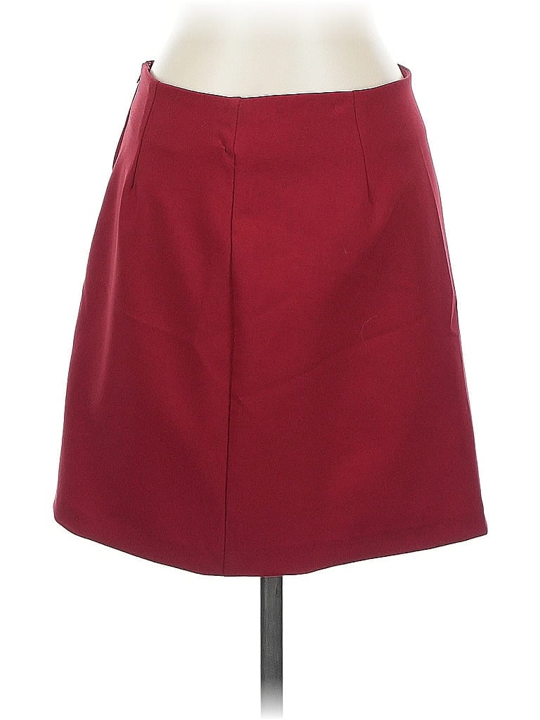 Pre-owned Jonathan Martin Formal Skirt In Burgundy
