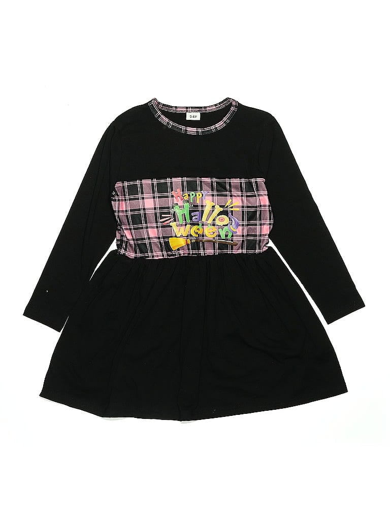 Pre-owned Unbranded Kids' Dress In Black