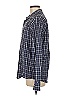 Joseph Abboud 100% Cotton Plaid Blue Long Sleeve Button-Down Shirt Size M - photo 5