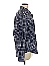 Joseph Abboud 100% Cotton Plaid Blue Long Sleeve Button-Down Shirt Size M - photo 4