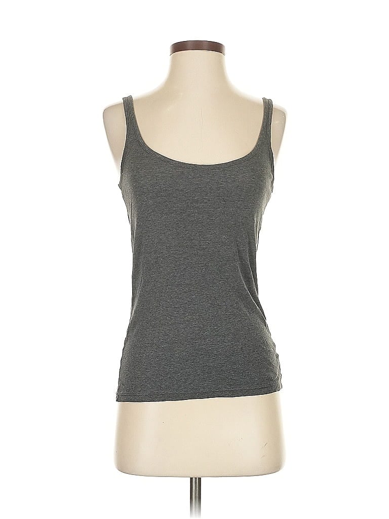 Pre-owned Gap Tank Top Gray Sweetheart Neckline Tops