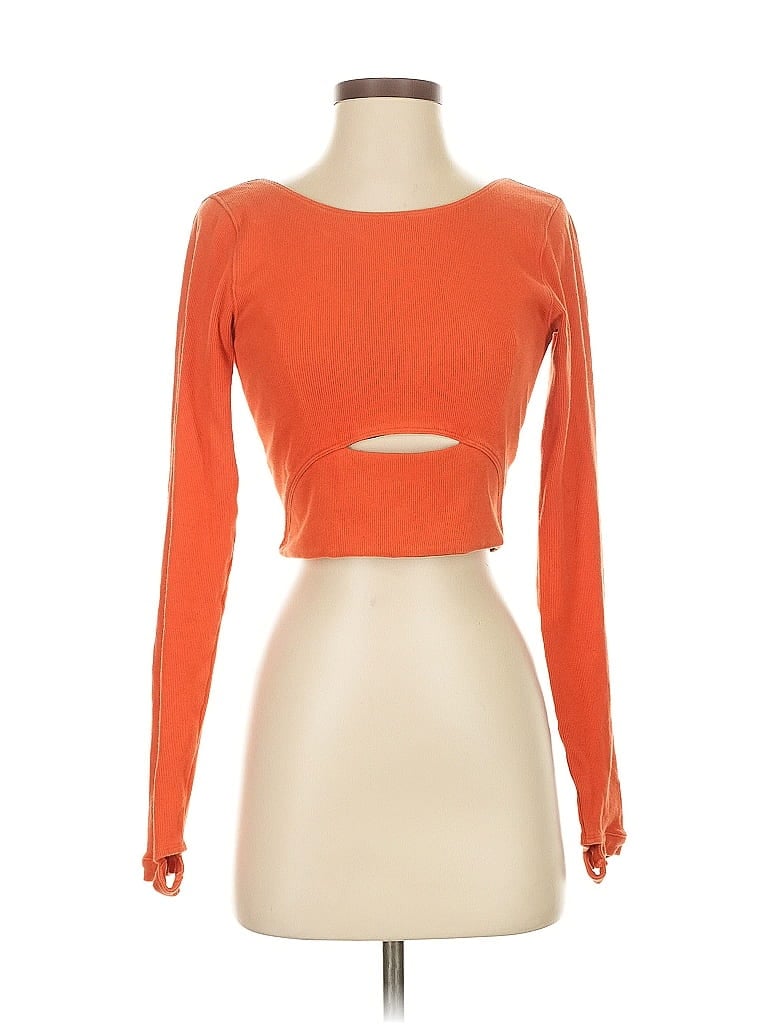 Pre-owned Fp Movement Pullover Sweater In Orange