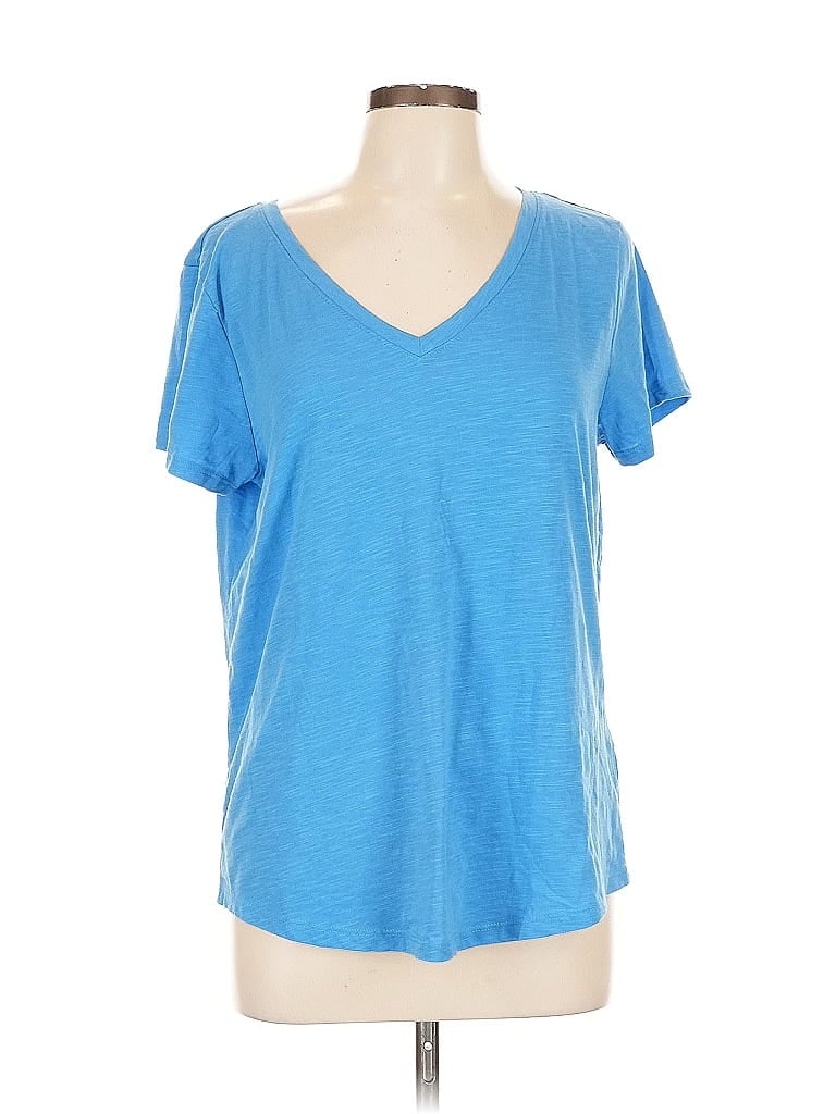 Pre-owned Sonoma Goods For Life Short Sleeve T-shirt In Blue