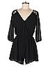 Assorted Brands Solid Black Romper Size XXS - photo 1
