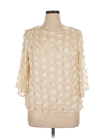 7th Avenue Design Studio New York & Company 3/4 Sleeve Blouse (view 1)