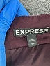 Express Solid Burgundy Formal Skirt Size 00 - photo 3