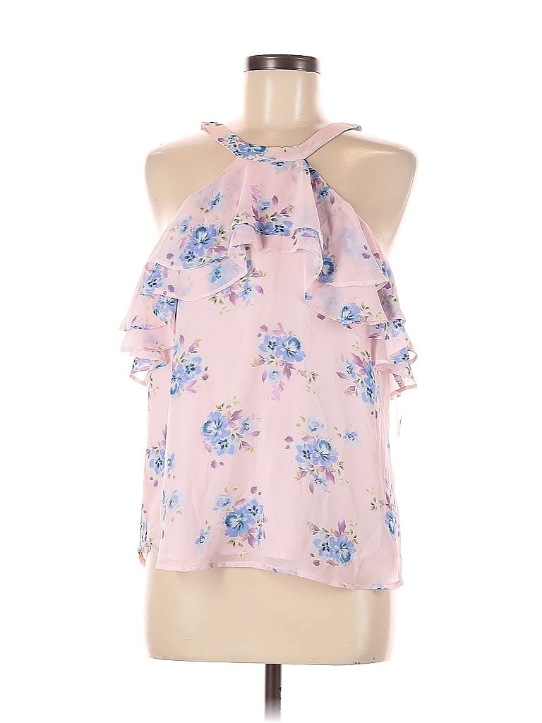 Pre-owned Ro & De Sleeveless Blouse In Pink