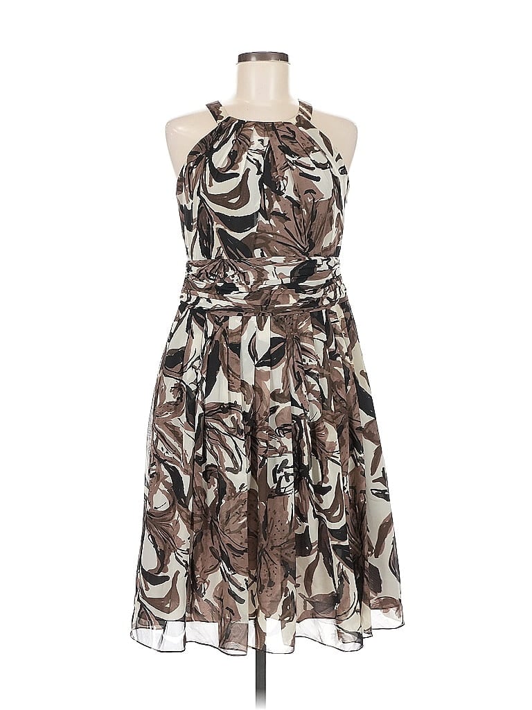 EVAN PICONE Pre-owned Cocktail Dress In Brown