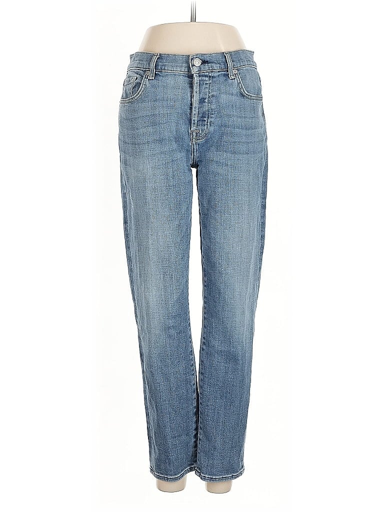 Pre-owned 7 For All Mankind Jeans In Blue