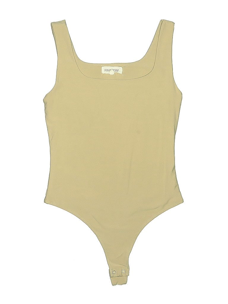 Click to view more detailed imagery on our partner's website Pre-owned Pink Rose Bodysuit In Brown