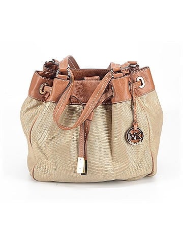 MICHAEL Michael Kors Leather Bucket Bag (view 1)