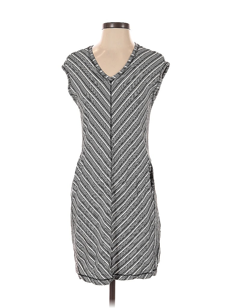 Pre-owned T By Talbots Casual Dress In Gray