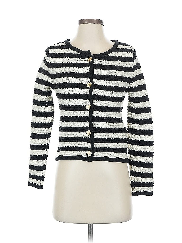 Pre-owned Mng Cardigan Sweater In White