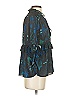 Especia 100% Polyester Teal Blue 3/4 Sleeve Blouse Size S - photo 4