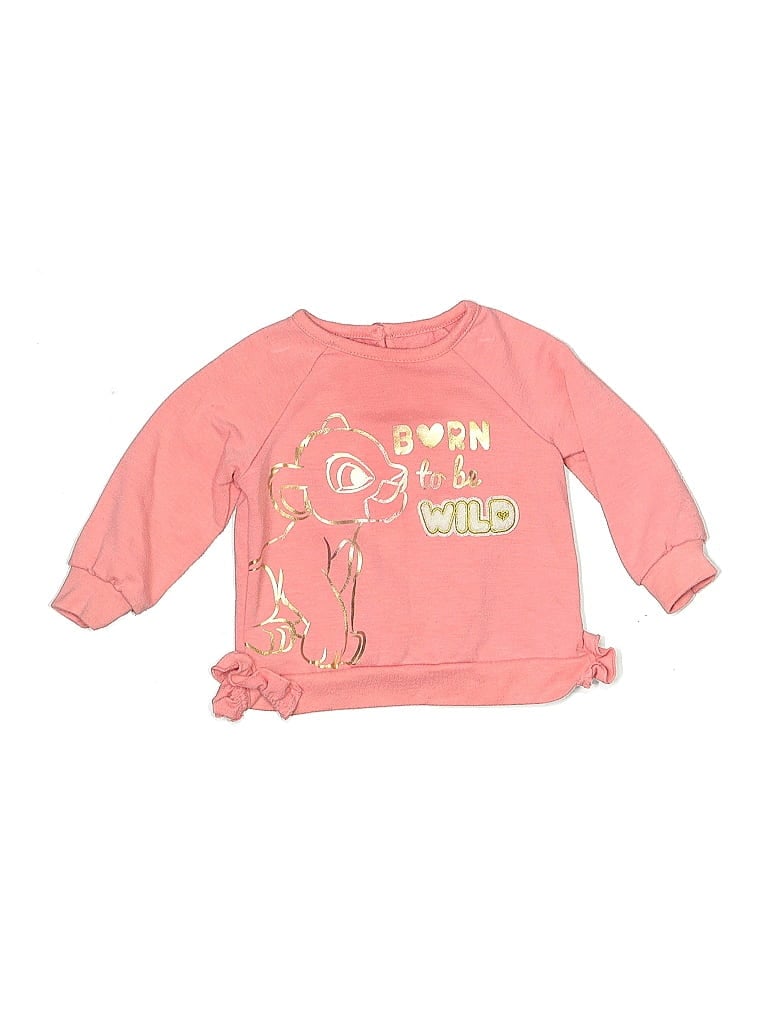 Pre-owned Disney Babies' Sweatshirt In Pink