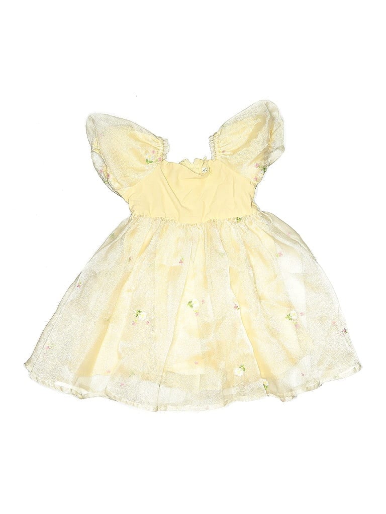 Pre-owned Assorted Brands Kids' Dress In Yellow