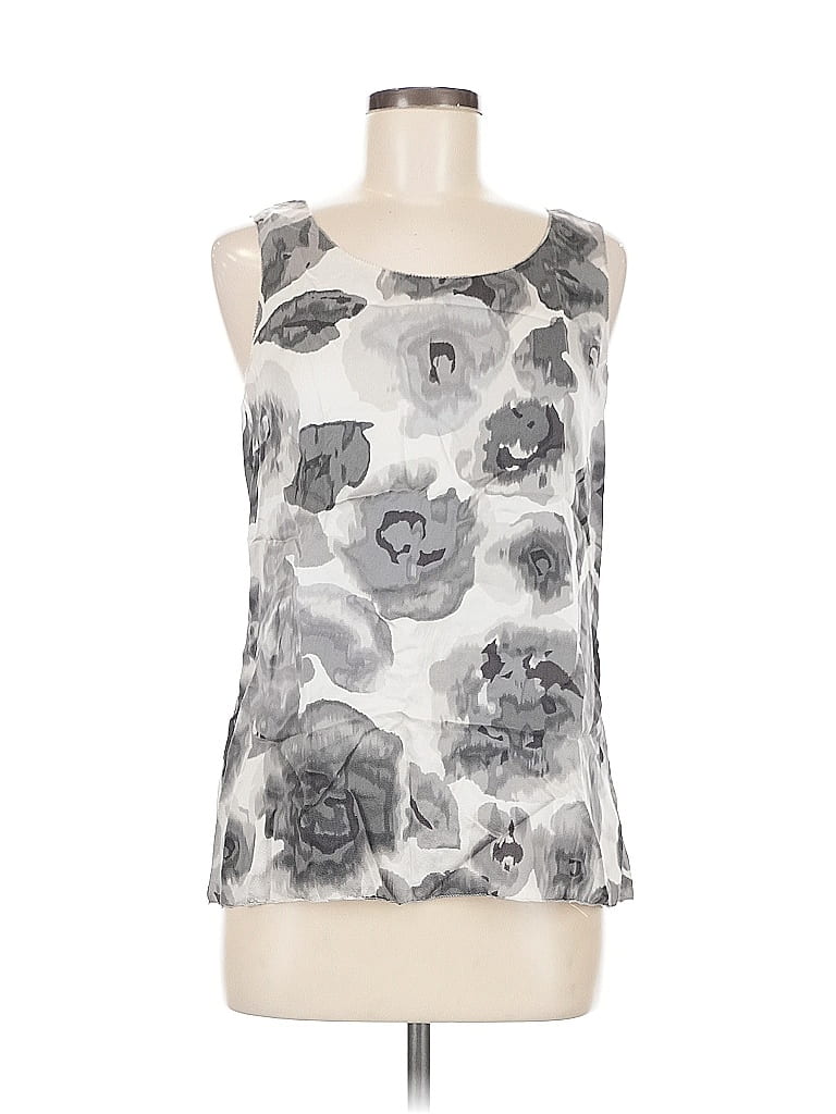 ANN TAYLOR Pre-owned Sleeveless Blouse In Silver