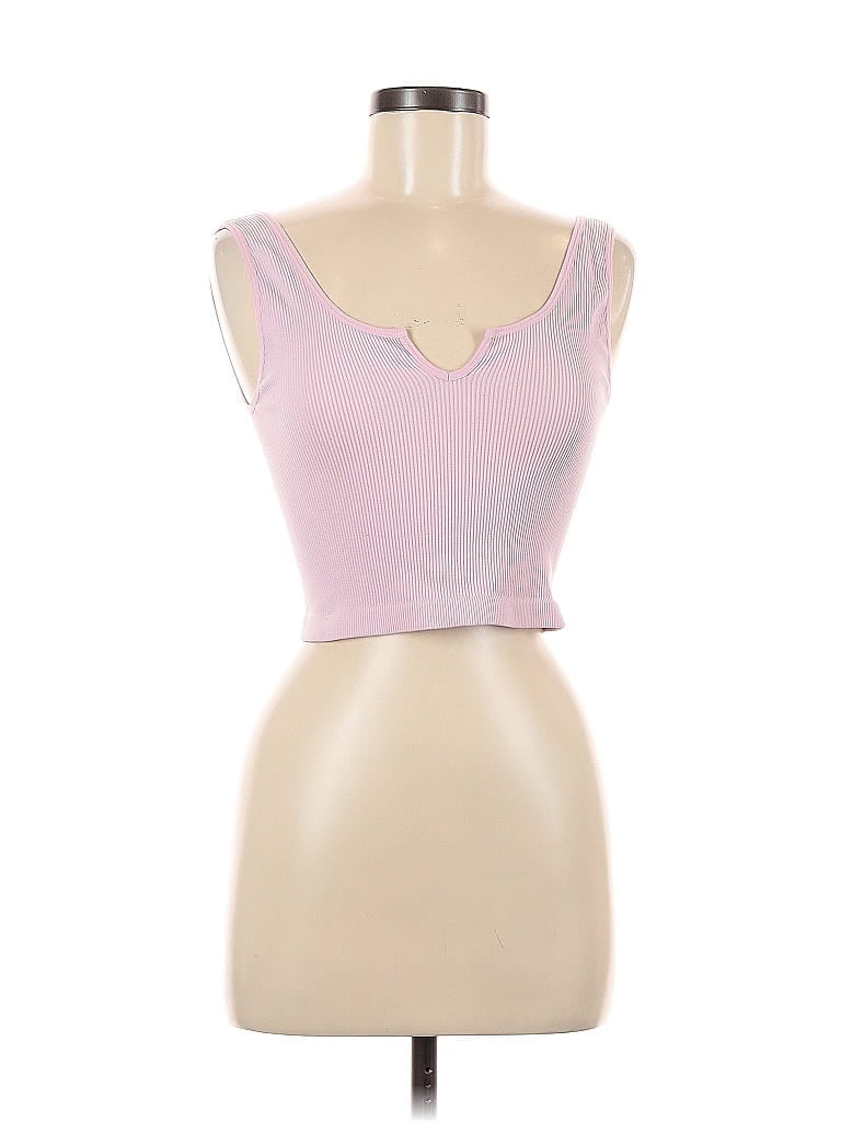 ANWND Pre-owned Tank Top Pink Strapless Neckline Tops